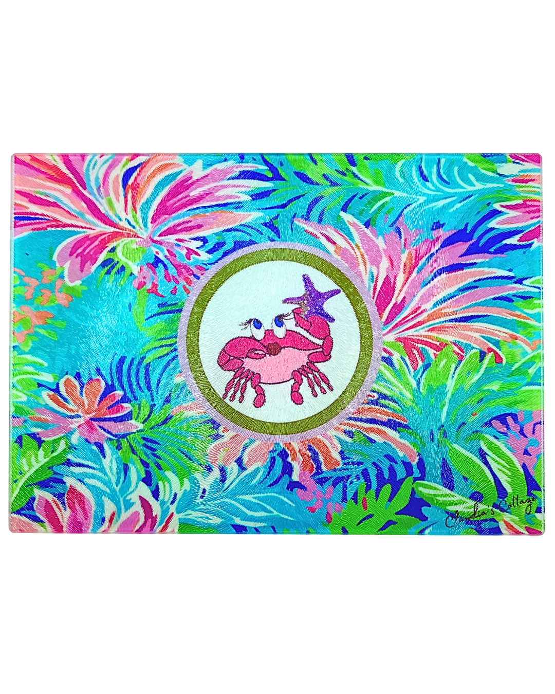 Glass Board Small Clawdia Starfish